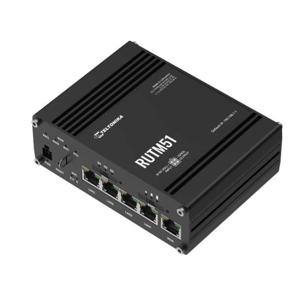 Routeur industriel LTE 5G 2 SIM 1Wan 4Lan Wifi ac - RUTM51