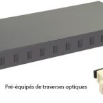 Tiroir optique 19" 12 FO 6 SC/SC duplex monomode - EOTIR12FO04D