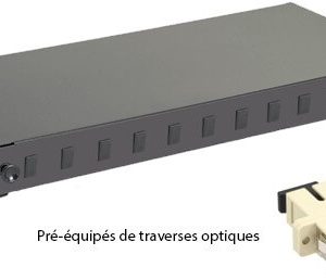 Tiroir optique 19" 12 FO 6 SC/SC duplex monomode - EOTIR12FO04D