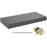 Tiroir optique 19" 12 trav. LC/LC duplex monomode - EOTIR24FO08