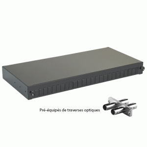 Tiroir optique 19" 24 FO 12 ST/ST duplex multimode - EOTIR24FO01D