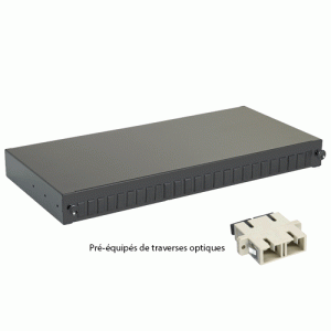 Tiroir optique 19" 48 FO 24 SC/SC duplex multimode - EOTIR48FO02D