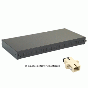 Tiroir optique 19" 24 FO 24 SC/SC simplex multimod - EOTIR24FO02S