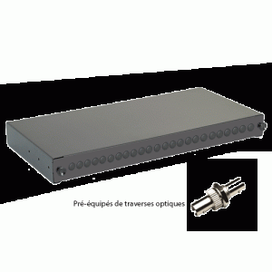 Tiroir optique 19" 24 FO 24 ST/ST simplex monomode - EOTIR24FO03S