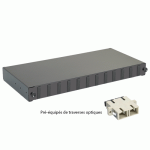 Tiroir optique 19" 24 FO 12 SC/SC duplex multimode - EOTIR24FO02D