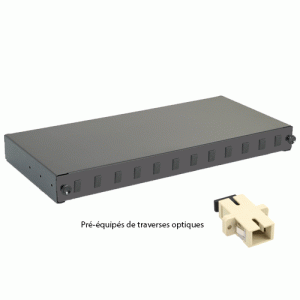 Tiroir optique 19" 12 FO 12 SC/SC simplex multimod - EOTIR12FO02S