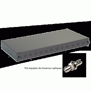 Tiroir optique 19" 4 FO 4 ST/ST simplex monomode - EOTIR4FO03S