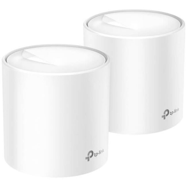 Pack de 2 points d'accès Wifi Mesh Wifi 6 DECO X20 - DECO X20(2-PACK)