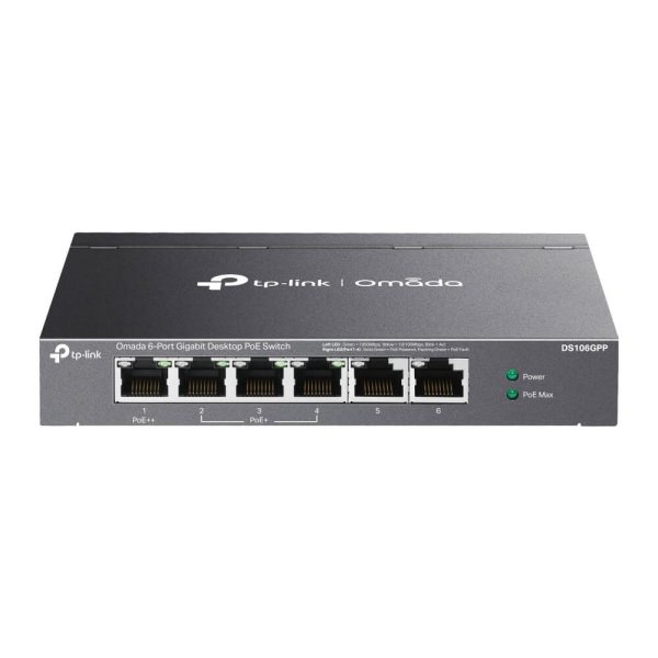 Switch 3 ports POE+ et 1 PoE++ (64W)+ 2 ports Giga - DS106GPP