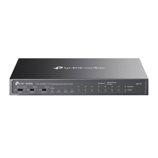 Switch L1 8 ports 10/100 POE+ 65 W +2 ports Giga - DS111P