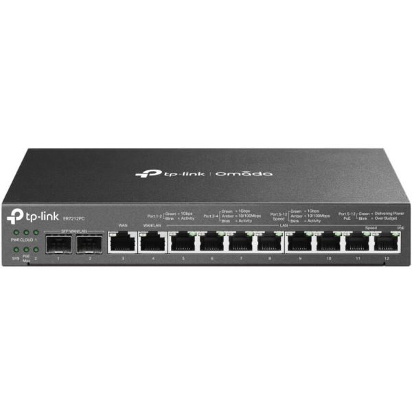 Routeur Gigabit Multi-WAN VPN POE + Omada ctrl - ER7212PC