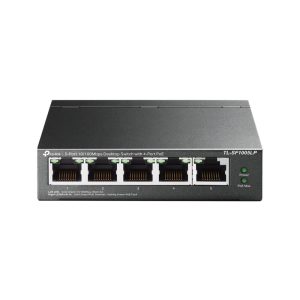 Switch 5 ports 10/100 dont 4 PoE af (41W) - TL-SF1005LP