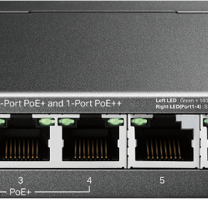 Switch 5 ports Giga dont 4 PoE 64W - TL-SG1006PP