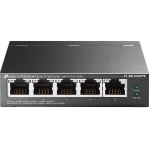 EasySmart switch SG105MPE 5 ports Gig dont 4 PoEat - TL-SG105MPE