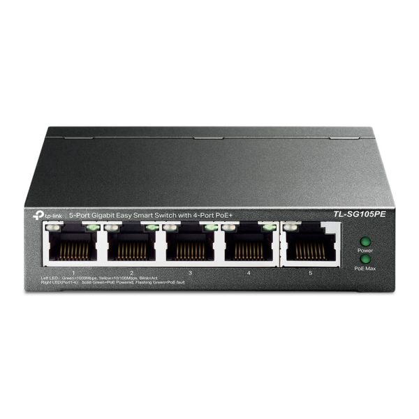 Switch 5 ports Giga dont 4 PoE 65 W
