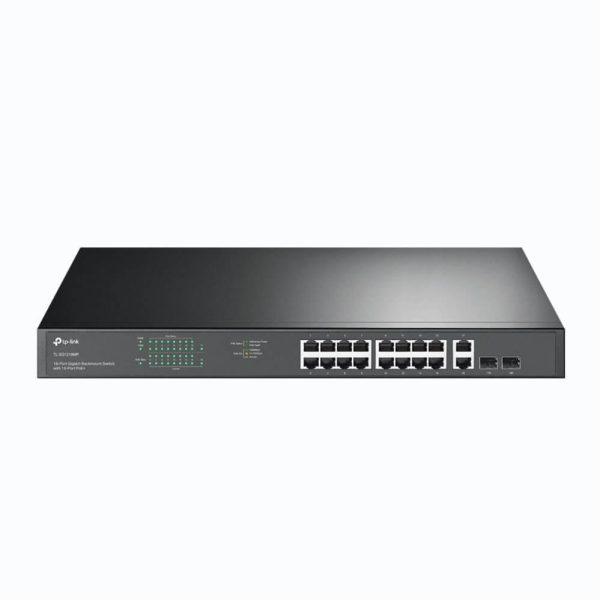 Switch 19" 18 ports Giga (16xPOE+ 250 W) + 2 combo - TL-SG1218MP
