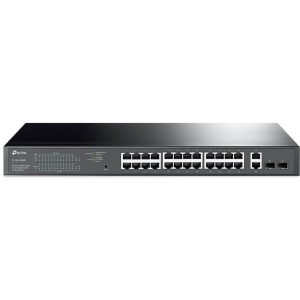 Switch 19" 26 ports Giga (24xPoE 250 W) + 2 SFP - TL-SG1428PE