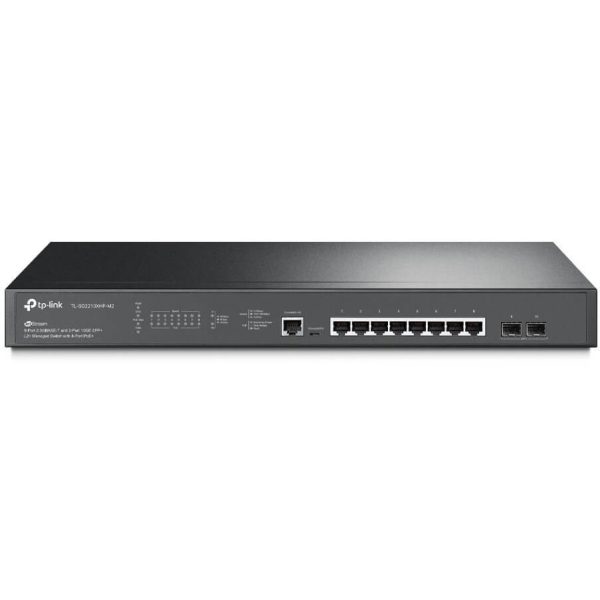 Switch 19" 8 ports PoE 2,5 Giga +  2 SFP+ - TL-SG3210XHP-M2