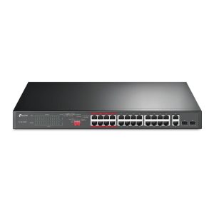 Switch 19" 24 ports 10/100 POE+ 250 W + 2 combo - TL-SL1226P