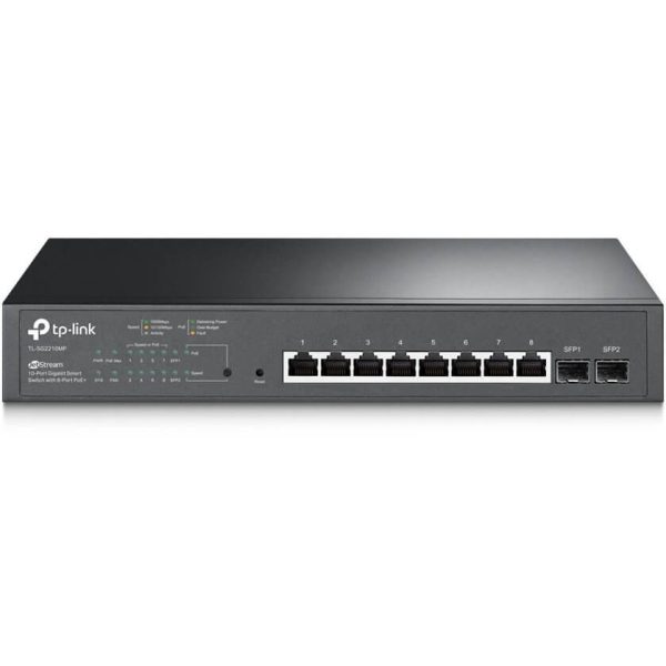 Switch 8 ports Giga PoE 150W + 2 SFP - TL-SG2210MP
