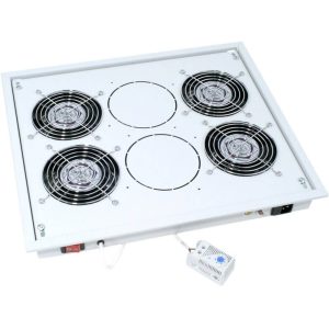 Chapeau de ventilation  4 ventil + thermostat gris - RAC-CH-X04-X3