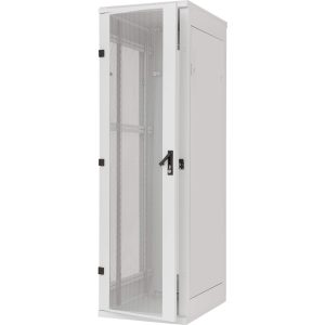 Baie 42U 600x800 lxP porte perforée 1pt grise