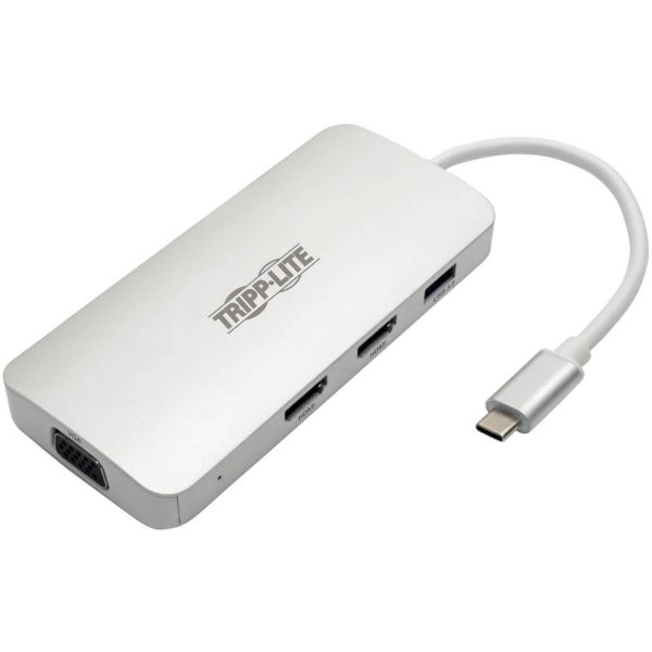 Dock Station USB C HDMI VGA USB 3.2 Chargeur 100W - U442-DOCK12-S