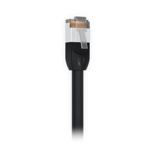 Cordon RJ45 outdoor 1m Cat5e noir - UACC-CABLE-PATCH-OUTDOOR-1M-BK
