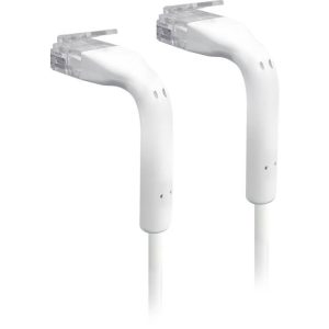 Cordon RJ45 formable 1m ultra fin Cat6 blanc - U-CABLE-PATCH-1M-RJ45