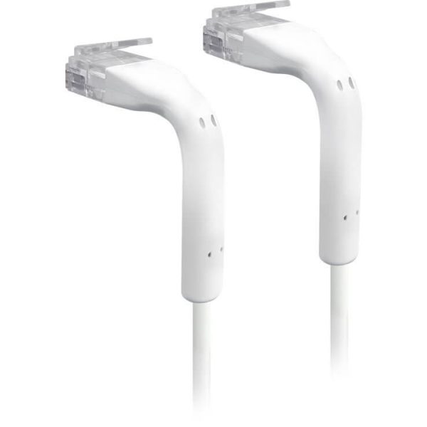 Cordon RJ45 formable 2m ultra fin Cat6 blanc - U-CABLE-PATCH-2M-RJ45