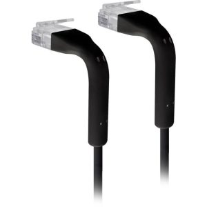 Cordon RJ45 formable 1m ultra fin Cat6 noir - U-CABLE-PATCH-1M-RJ45-BK