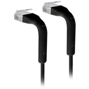 Cordon RJ45 formable 8m ultra fin Cat6 noir - U-CABLE-PATCH-8M-RJ45-BK
