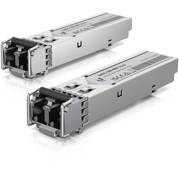 Pack de 2 modules SFP Giga multi. LC duplex 550m - UACC-OM-MM-1G-D-2