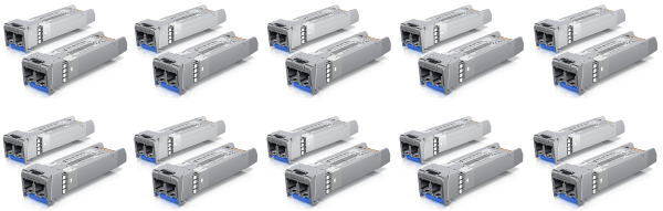 Pack de 20 modules SFP+ 10Giga monomode duplex - UACC-OM-SM-10G-D-20