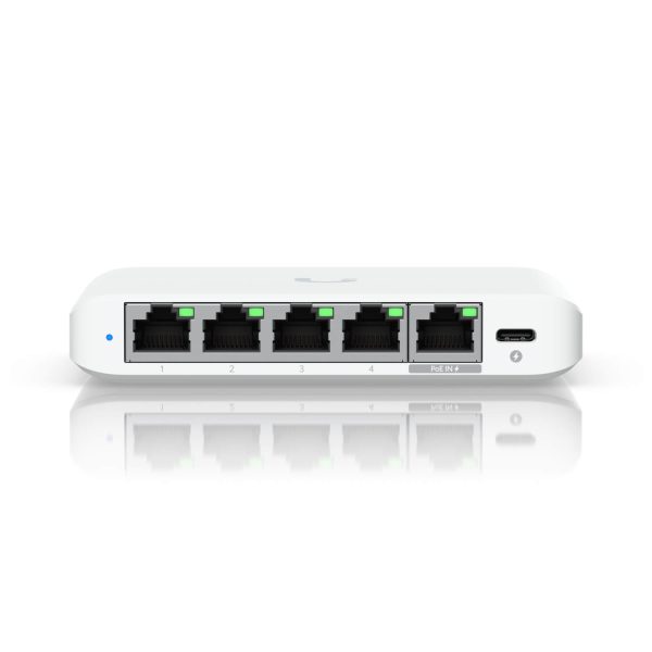UniFi Switch 5 ports Giga 2.5 dont 1 PoE in - USW-FLEX-2.5G-5-EU