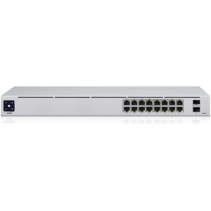 UniFi Switch 8 Giga + 8 Giga PoE 42W + 2 SFP - USW-16-POE-EU