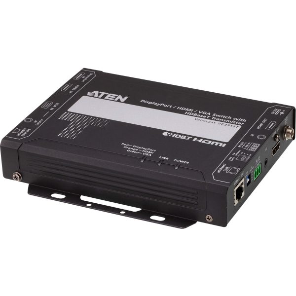 Émetteur HDBaseT DP / HDMI et VGA avec POH 4k@100m - VE3912T-AT-G