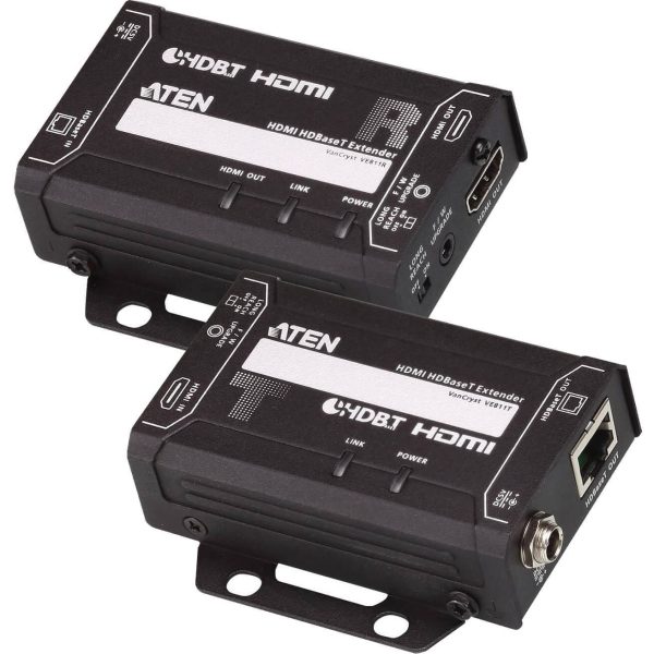 Vidéo extender T+R HDMI 4k 1 Cat5e small factor - VE811-AT-G