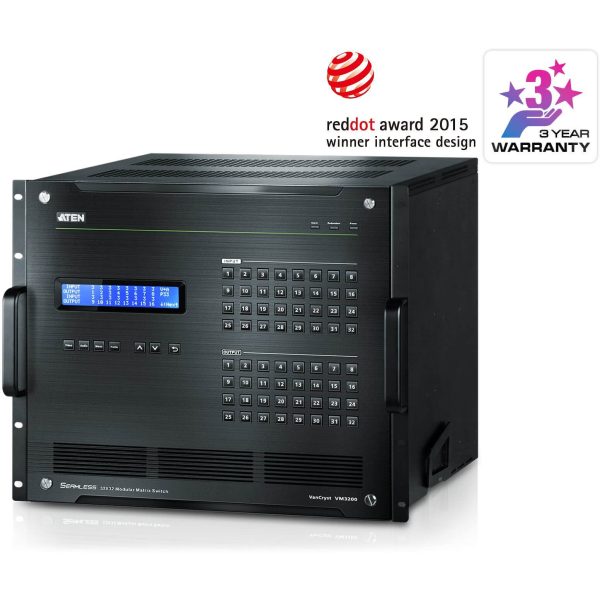 Commutateur matriciel modulaire 9U 32x32 - VM3200-AT-G