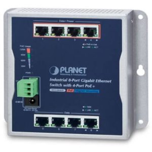 Switch mural 8 ports Giga PoE at 120W - WGS-804HP