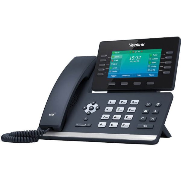 Téléphone T54W PoE Wifi Bluetooth 16SIP couleur 4" - 1301081