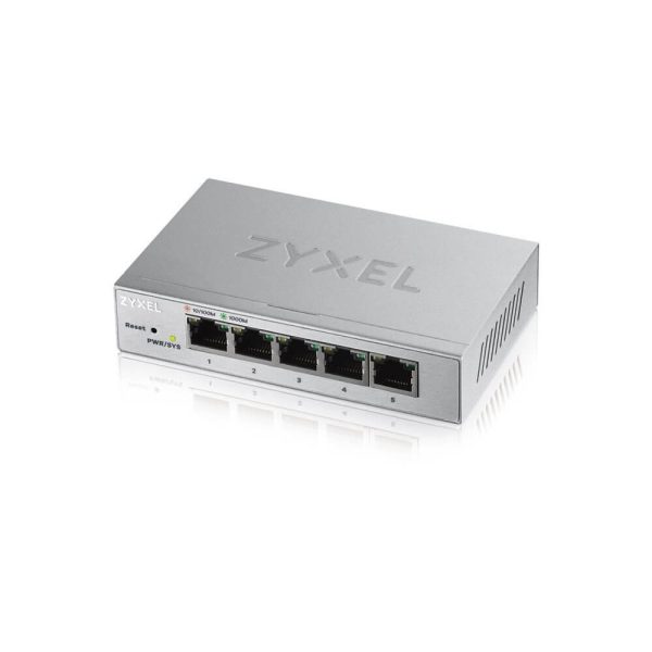 Switch smart 5 ports Giga fanless - GS1200-5-EU0101F