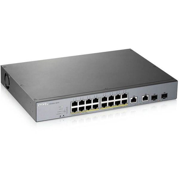 Switch 16 ports Giga POE++ 2 SPP 250w Extended mod - GS1350-18HP-EU0101F