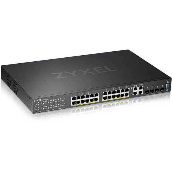 Switch 19" L2 24 ports Giga POE+ 375W - GS2220-28HP-EU0101F