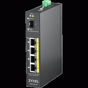 Switch indus IP30 4x Giga PoE+ 1 SFP -40/75° - RGS100-5P-ZZ0101F