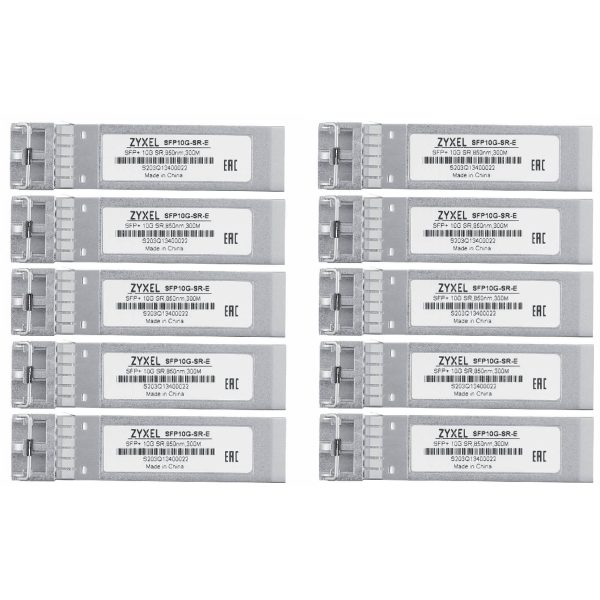 Pack de 10 Mod. SFP+ 10G Multimode LC duplex 300m - SFP10G-SR-E-ZZBD01F