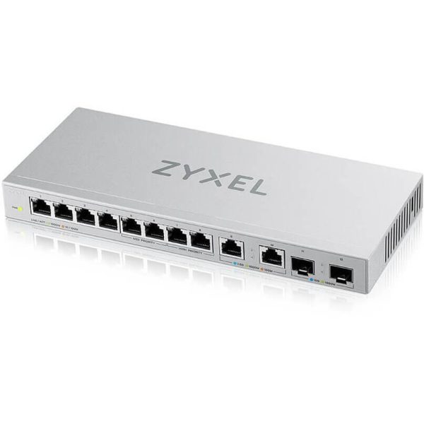 Switch 8 ports Giga + 2 x 2,5 Giga + 2 x SFP+ - XGS1010-12-ZZ0102F