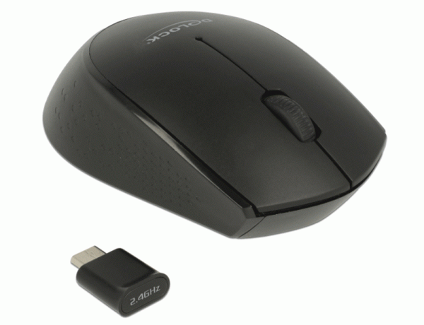 Mini souris optique sans fil 3 boutons USB Type C - 12526