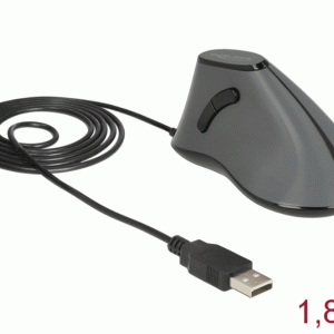 Souris filaire USB ergonomique 5 boutons - 12527