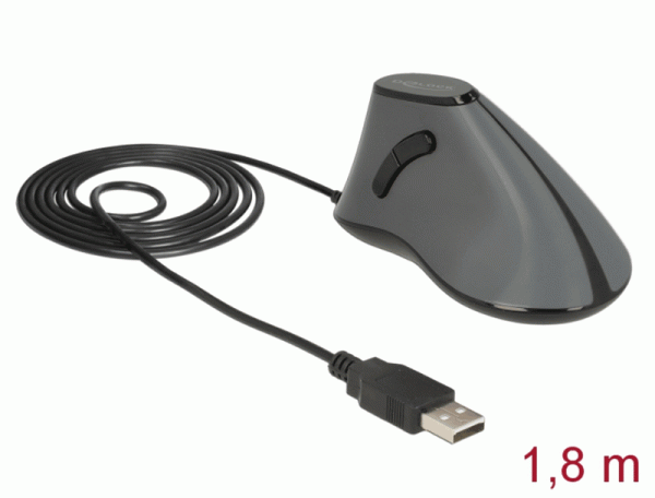 Souris filaire USB ergonomique 5 boutons - 12527